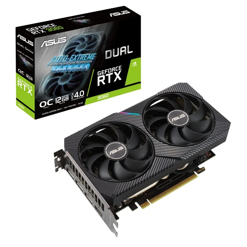 Asus Dual GeForce RTX 3060 OC Edition V2 12GB GDDR6 Recondicionado A+