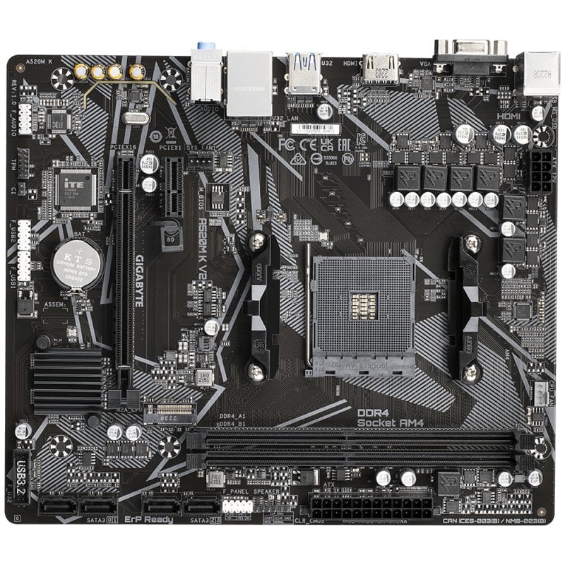 Gigabyte A520M K V2 - Image 3