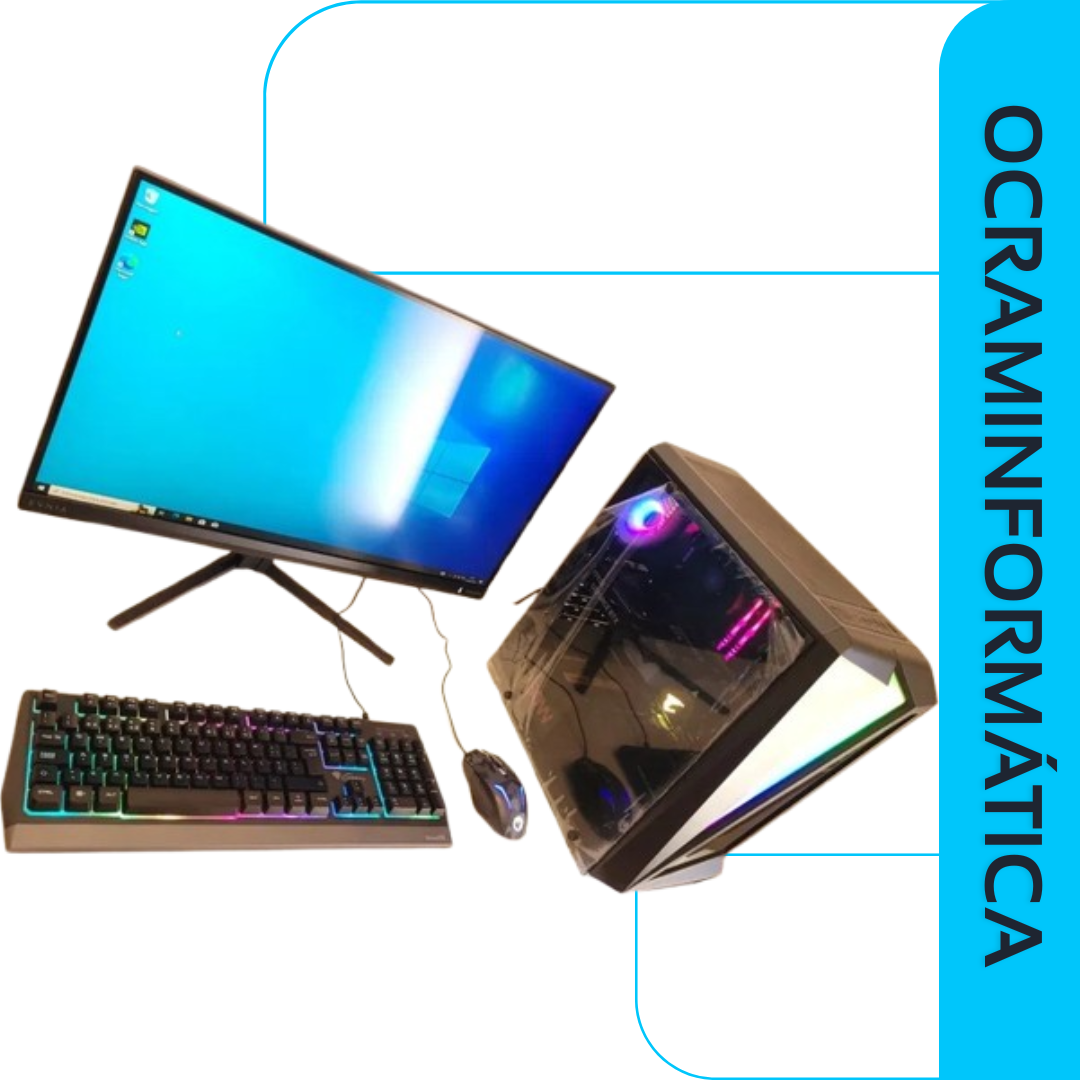 SETUP Gaming Ryzen 5 | Monitor 27 Full HD 180 Hz 1 MS | Periféricos