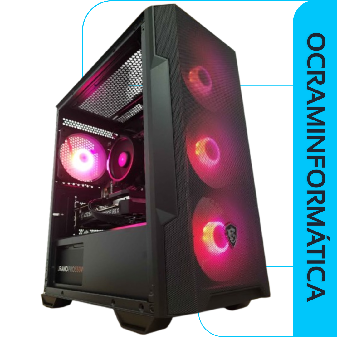 PC Gaming Ryzen 5 5500 | RTX 3050 8GB | 16 GB RAM | SSD 480 GB
