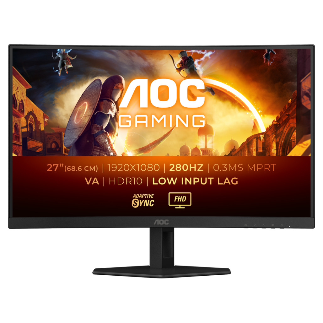 Monitor AOC C27G4ZXE 27" FullHD 280Hz Fast VA Curvo HDR10 0,3ms AdaptSync